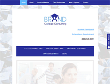 Tablet Screenshot of brandcollegeconsulting.com